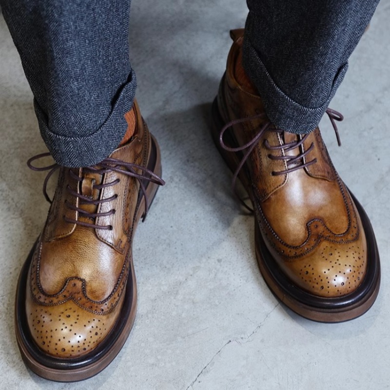 Brogue britannique sculpté hau - Men'S Shoes Hey Dude avis et prix