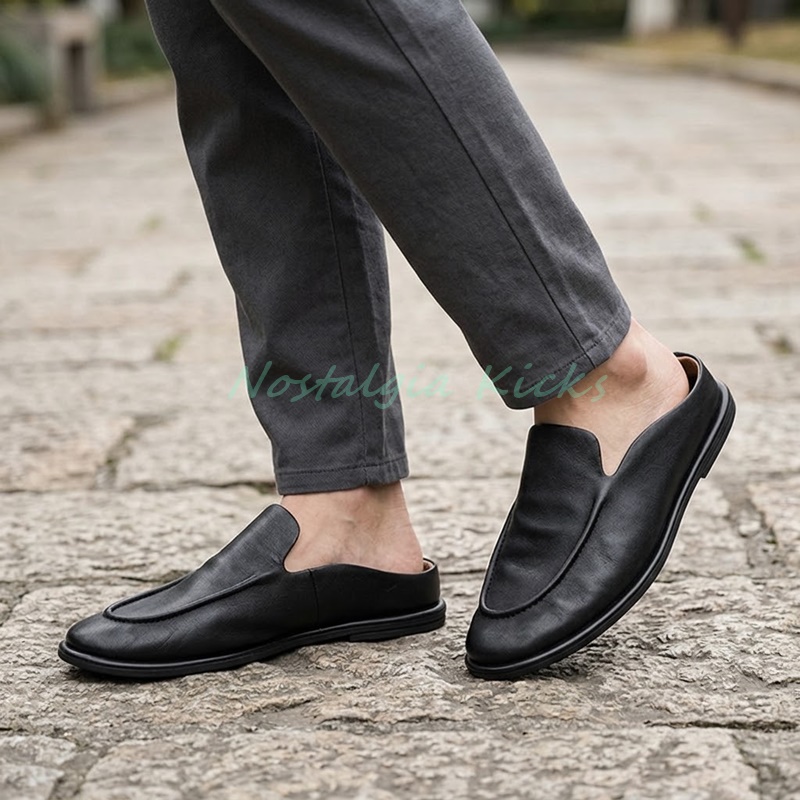 Mules en cuir pour hommes, moc - Men'S Shoes Smart avis et prix